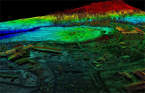 Ilustracja: Zmniejsz chmurę z Esri <br />
fot. OpenTopography.org