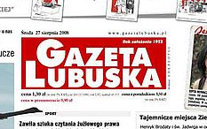 Ilustracja: O elektronicznych mapach w "Gazecie Lubuskiej"