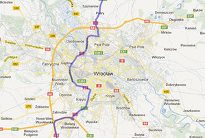Ilustracja: Google poprowadzi przez remonty <br />
Wrocław w Google Maps