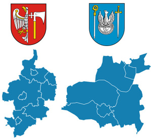 Ilustracja: iGeoMap/ePODGIK w powiatach legionowskim i wągrowieckim