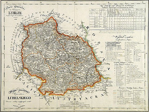 Ilustracja: Syn mierniczego patronem 2014 roku <br />
Mapa autorstwa Juliusza Kolberga (fot. Wikipedia)