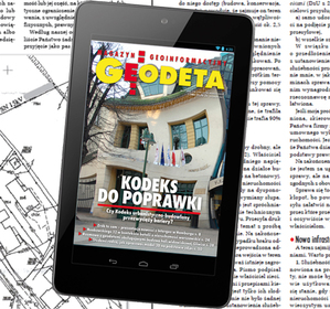 Ilustracja: Premiera listopadowego wydania GEODETY cyfrowego