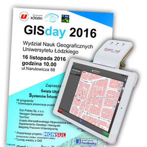 Ilustracja: GISday 2016: SatLab na Uniwersytecie Łódzkim