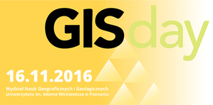 Ilustracja: Zaproszenie na GIS Day UAM Poznań 2016