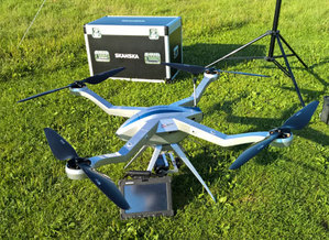 Ilustracja: Dron pomaga na S8