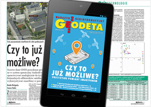 Ilustracja: Kwietniowe wydanie GEODETY cyfrowego już do pobrania