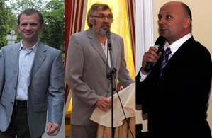 Ilustracja: Wybrano prodziekanów na PW <br />
fot. BS, od lewej: Janusz Walo, Andrzej Pachuta, Dariusz Gotlib