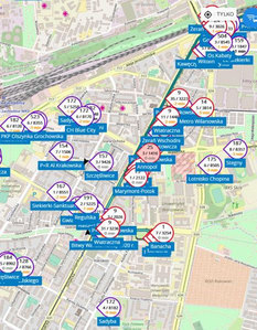 Ilustracja: W Warszawie wdrożono System Zarządzania Pozycjami Pojazdów