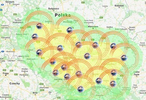 Ilustracja: Większy zasięg sieci RtkNet <br />
fot. Art-Geo