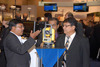 Ilustracja: <b class=pic_title>Targi INTERGEO 2013: tachimetry, niwelatory i GNSS</b> <br />
<br />
<b class=pic_description>Trimble M1 to uproszczona wersja tachimetru M3: dokładność pomiaru 2 lub 5˝, zasięg do 400 m bez lustra oraz Bluetooth i oprogramowanie polowe z najbardziej podstawowymi funkcjami </b> <br />
<br />
<b class=pic_author>fot.  Jerzy Królikowski</b><br />
<br />
