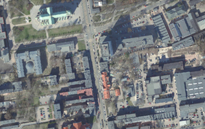 Ilustracja: Łódź zamawia dane fotogrametryczne <br />
Łódź na ortofotomapie z 2019 r. (mapa.lodz.pl)