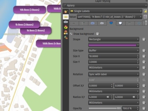 Ilustracja: Nie tylko etykiety, czyli co nowego w QGIS 3.20 <br />
Narzędzie wizualizacji etykiet