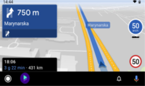 Ilustracja: AutoMapa wreszcie w Android Auto