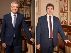 Ilustracja: Na czele UPWr nie będzie już stał geodeta <br />
Kandydaci na stanowisko rektora UPWr: prof. Jarosław Bosy i prof. Krzysztof Kubiak