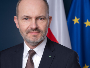 Ilustracja: Minister odpowiedzialny za geodezję potwierdził start w eurowyborach <br />
Krzysztof Hetman (fot. MRiT)