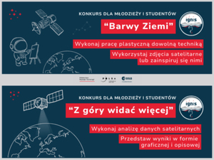 Ilustracja: POLSA organizatorem konkursów związanych z tematyką zobrazowań satelitarnych
