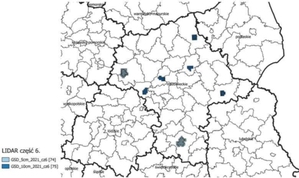 Ilustracja: GUGiK: rusza opracowanie ortofotmapy dla 35 miast <br />
Zakres cz. 6