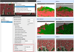 Ilustracja: QGIS 3.28: sporo zmian drobnych, choć przydatnych <br />
Wizualizacja danych 3D w trybie Ambient Occlusion 3D Effect