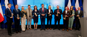 Ilustracja: Geo-System odebrał nagrodę ministra za automatyczne raporty <br />
Wszyscy laureaci konkursu