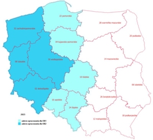 Ilustracja: Kto wykona ortofotomapę kraju dla ARiMR? <br />
Dane do pozyskania w 2023 r.